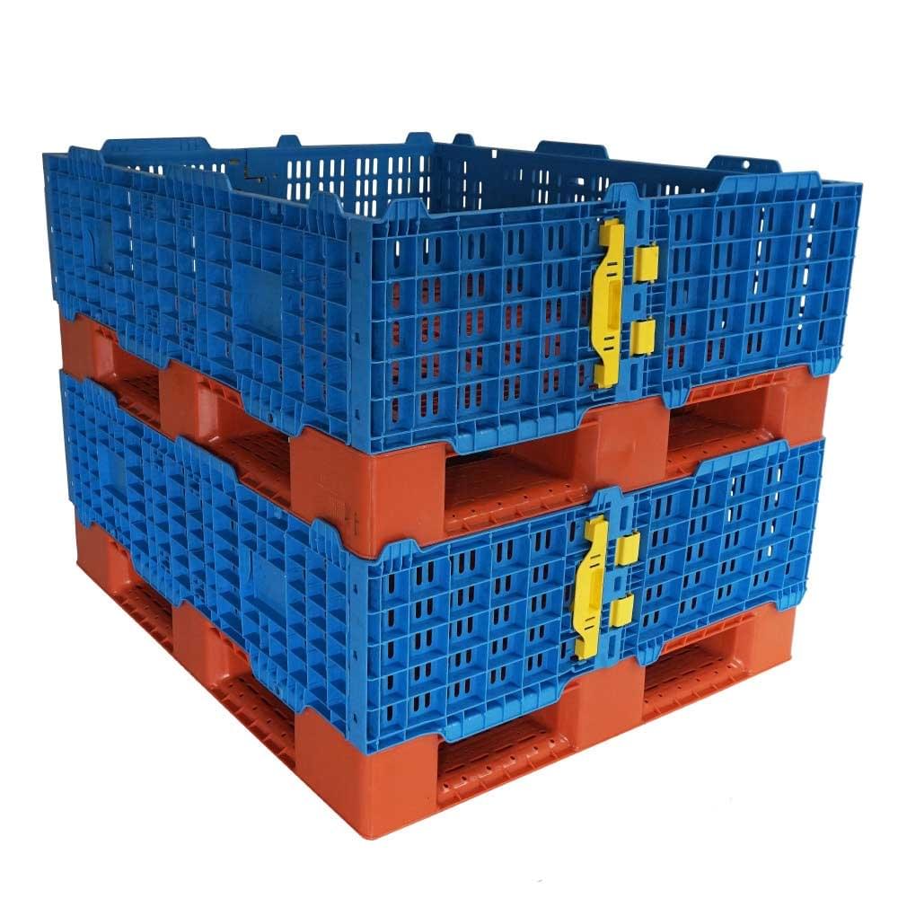 New Tall Foldable Plastic Pallet Box