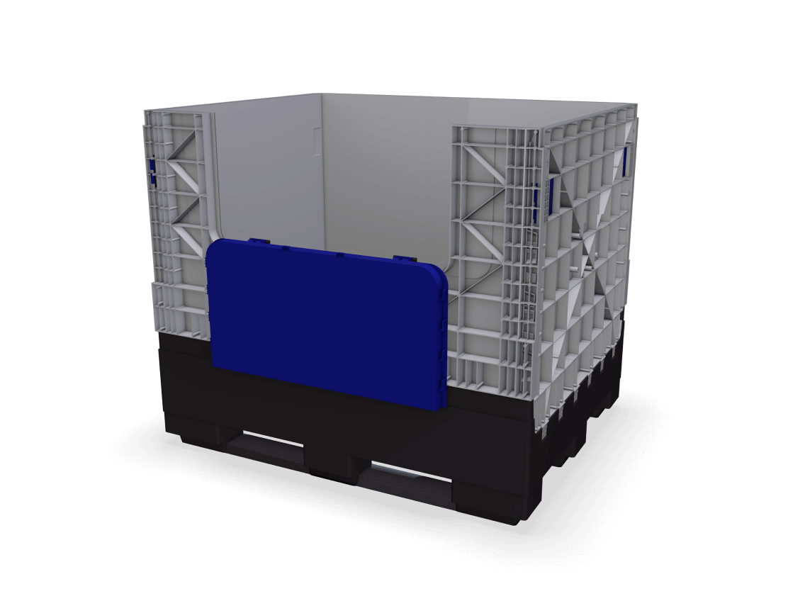 Budget Model Collapsible <br> Plastic Box Pallet