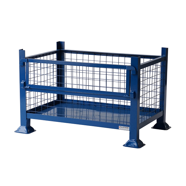 Cage Pallet with Half Gate