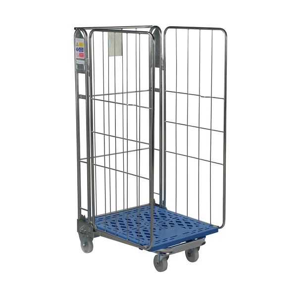 Three Sided - Plastic Base Roll Pallet