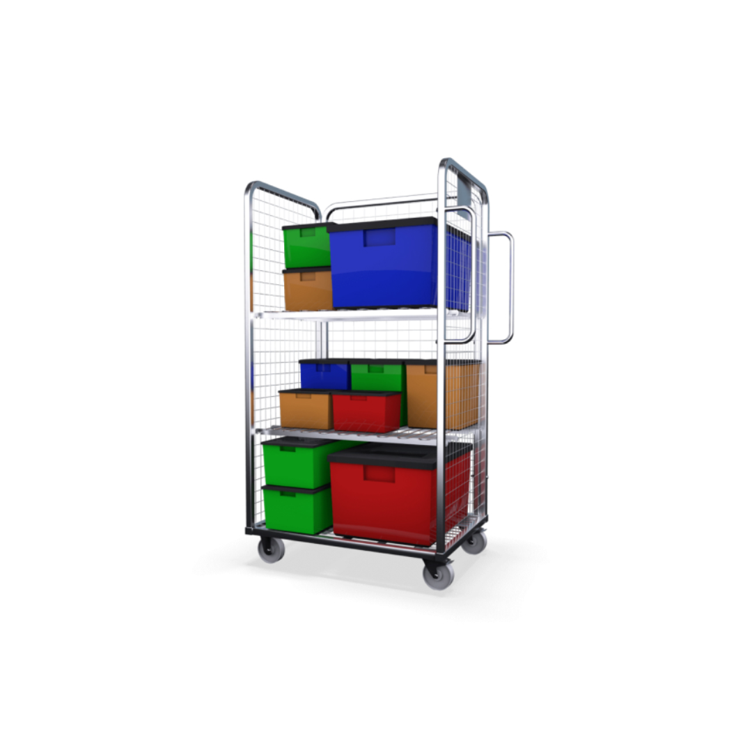 Three Sided Picking Trolley