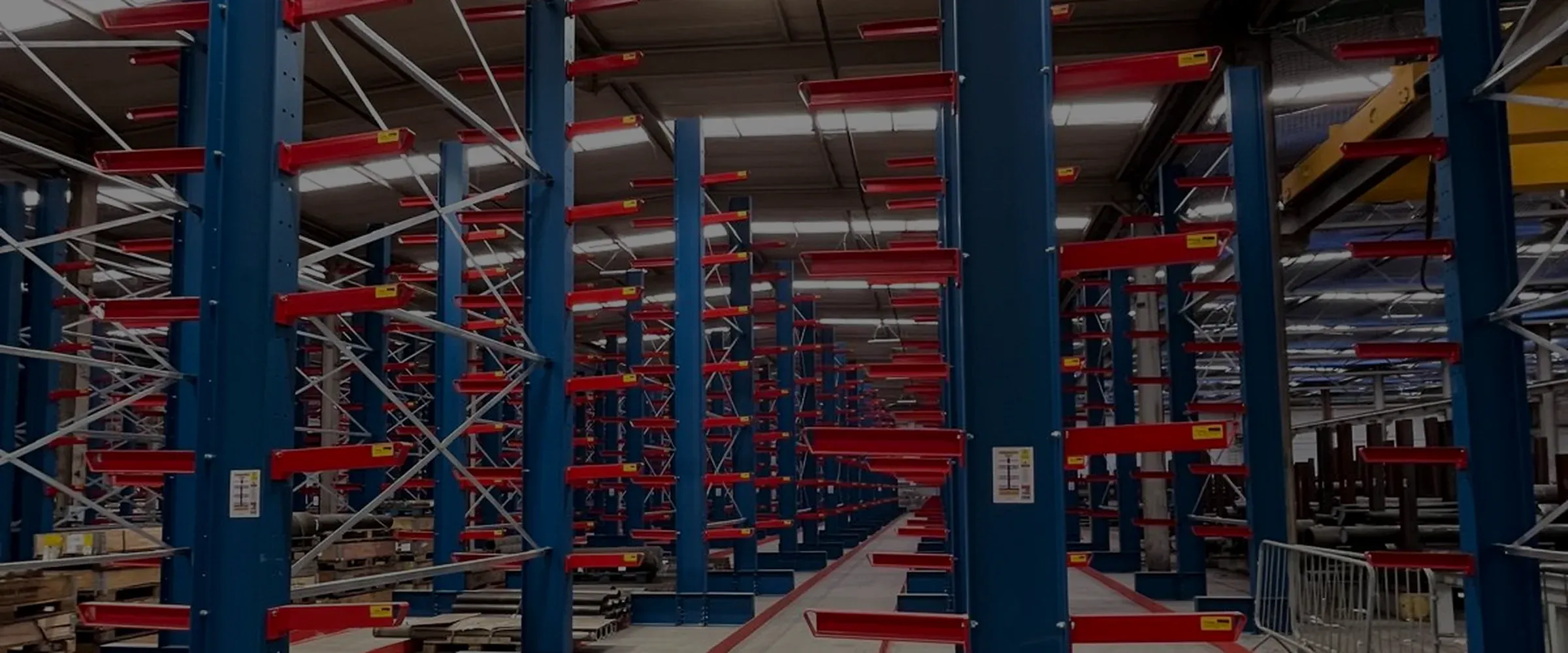 Cantilever Racking and Guide Rail Installation